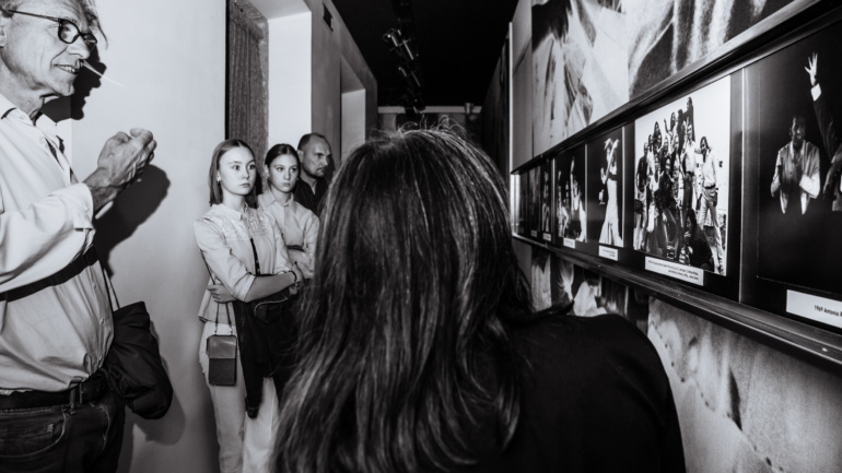 Imagen de la exposición de fotografías de Colita en el Museo del Baile Flamenco